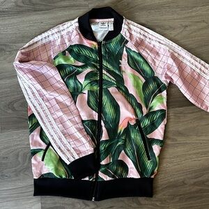 Adidas Farm Rio Palm Leaves track jacket S
